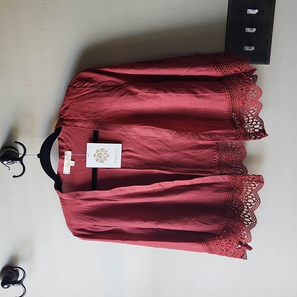 Rebellion Jackets & Blazers - NWT Rebellion Cardigan with Lace Detail